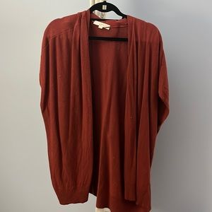 Loft poncho-wrap sweater
